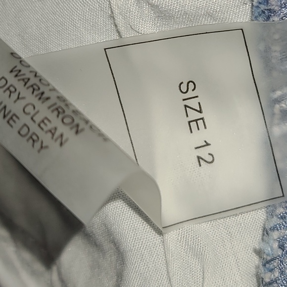 Manière de Voir Two Toned Marbled Mom Patchwork Jeans Size 12 - Picture 8 of 8